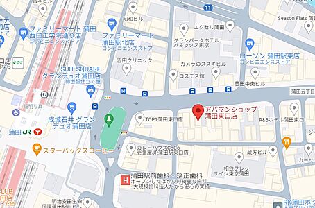 アパマンショップ蒲田東口店 株式会社 ゼントの周辺地図