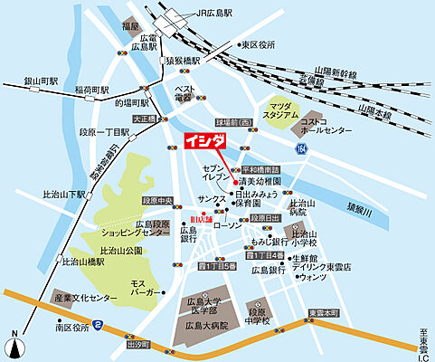 株式会社イシダの周辺地図