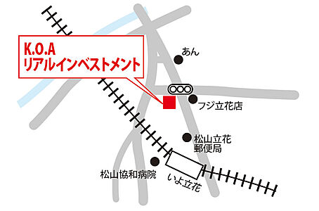 株式会社K.O.Aリアルインベストメントの周辺地図