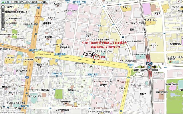 株式会社しあわせ不動産の周辺地図