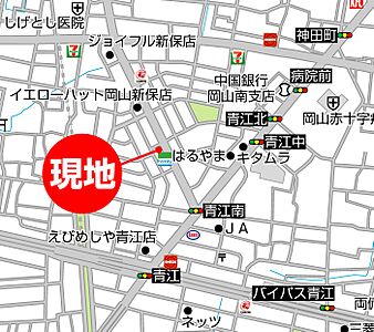SUMiTAS青江店　株式会社サンホーム岡山の周辺地図