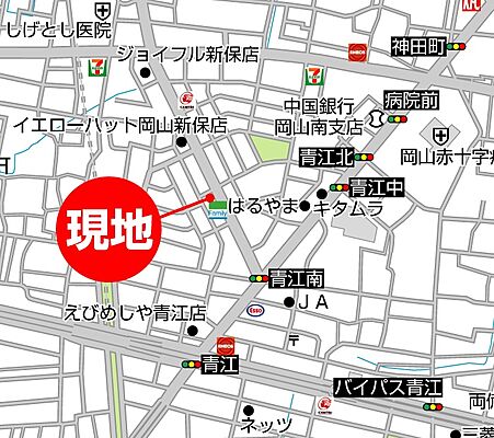 SUMiTAS青江店　株式会社サンホーム岡山の周辺地図
