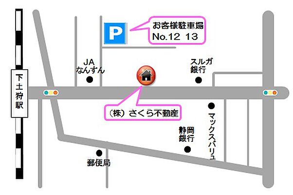 株式会社さくら不動産の周辺地図