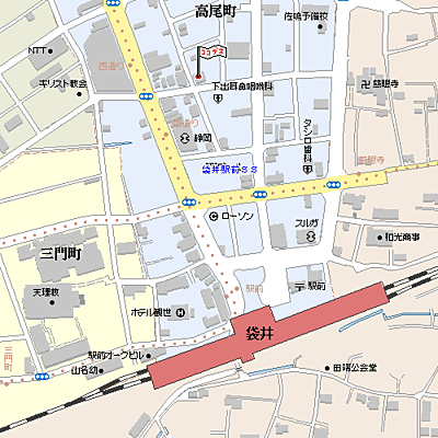 三愛土地開発有限会社の周辺地図