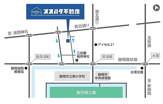 株式会社オオハタの周辺地図