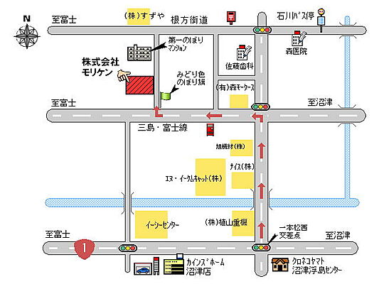 株式会社モリケンの周辺地図