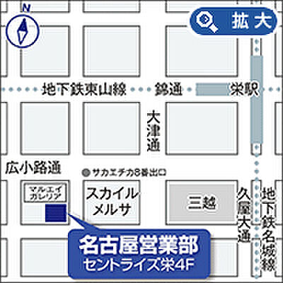 みずほ不動産販売株式会社 名古屋営業部の周辺地図