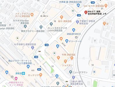 シャーメゾンショップ 有限会社伸誠不動産 JR津田沼駅前店の周辺地図