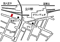 スターツピタットハウス株式会社 立川店の周辺地図