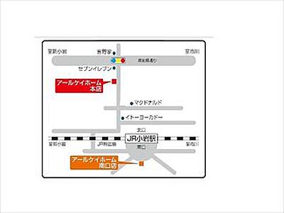 ERA アールケイホーム(株)の周辺地図