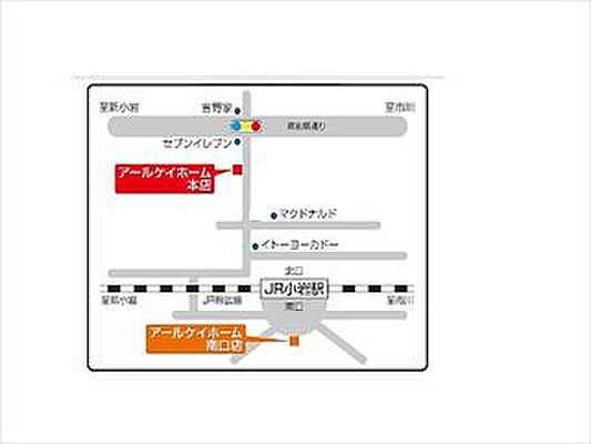 ERA アールケイホーム(株)の周辺地図