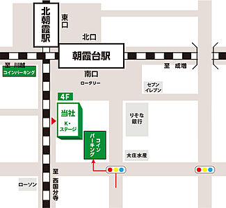 ポラスグループ 株式会社中央住宅 ポラス住まいの情報館朝霞営業所の周辺地図