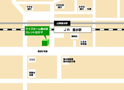 シャーメゾンショップ 株式会社ケイズホーム 垂水店の周辺地図