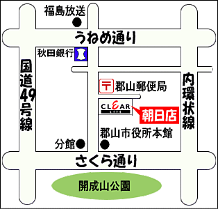 シャーメゾンショップ 株式会社クリア・ライフの周辺地図