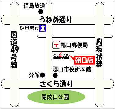 シャーメゾンショップ 株式会社クリア・ライフの周辺地図