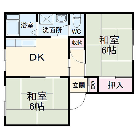 ホームズ でお部屋探し 名鉄名古屋本線 新安城駅 徒歩21分 2dk 賃料4 7万円 1階 38 66 賃貸アパート住宅情報 物件番号 取扱い不動産会社 ハウスコム株式会社 新安城店