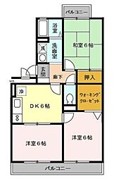 ドゥリーム・I・S 3DKの間取図画像