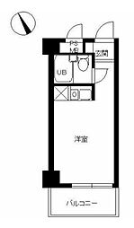 スカイコート相模原イイハシ ワンルームの間取図画像
