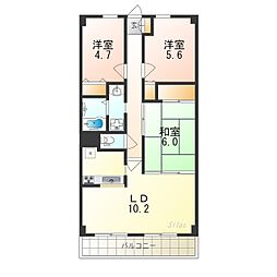 間取図画像 3LDK