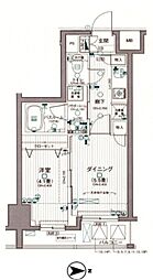 日神デュオステージ池袋 1DKの間取図画像