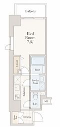 渋谷区代々木1丁目マンション 1Kの間取図画像