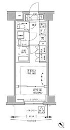 RELUXIA国分寺 2Kの間取図画像