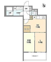 ACPレジデンス文京春日 1階2DKの間取り