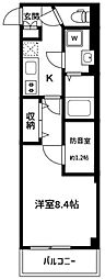 CASA南千住 3階1Kの間取り
