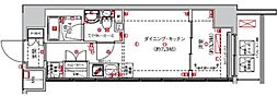 SAKURA AXIS 中板橋 9階1DKの間取り