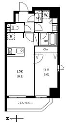 台東区三筋1丁目マンション 1LDKの間取図画像