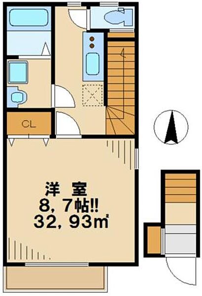 アクティブシックス 103｜東京都多摩市東寺方(賃貸アパート1K・1階・32.93㎡)の写真 その2