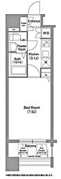 コンフォリア谷塚 1Kの間取図画像