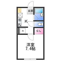 TJ鳴滝 B棟  ｜ 大阪府泉南市鳴滝２丁目（賃貸アパート1K・2階・25.20㎡） その2