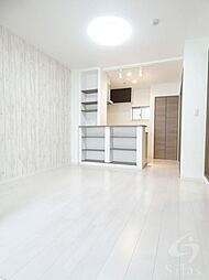 Osaka Metro千日前線 北巽駅 徒歩2分の賃貸アパート 2階1SLDKのリビング/ダイニング