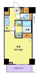 JR山手線 田端駅 徒歩4分の賃貸マンション 3階1Kの間取り