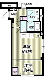 ｎｏｔｉｃｅ椎名町 4階1LDKの間取り