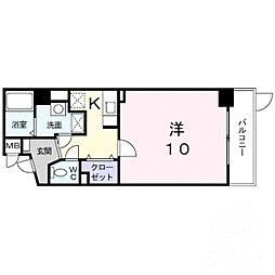大東ビル 1Kの間取図画像