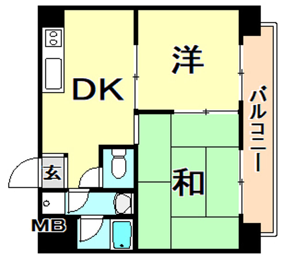 ホームズ でお部屋探し エターナル 2階 2dk 賃料6 5万円 40 賃貸マンション住宅情報 物件番号 0111989 0133604 取扱い不動産会社 ミニミニｆｃ兵庫店 シティネット株式会社