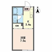 グリーンピース 103 ｜ 宮城県仙台市泉区歩坂町72-1（賃貸アパート1K・1階・24.50㎡） その2