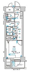 DIPS西新井 1Kの間取図画像