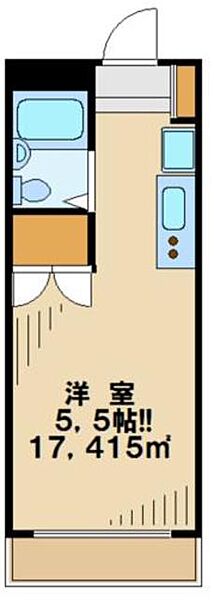 メゾンドール（大塚） 405｜東京都八王子市大塚(賃貸マンション1K・2階・17.41㎡)の写真 その2