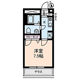 間取図画像 1K