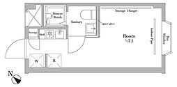 ARKHOUSEF ワンルームの間取図画像