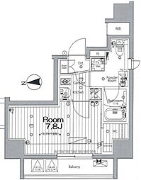 MAKESDesign森下 1Kの間取図画像