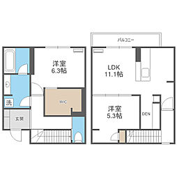 E・Virgo 2LDKの間取図画像