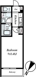 GRADUS相武台前IV 1Kの間取図画像