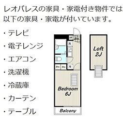 レオパレスクレール矢野口(22806) 1階