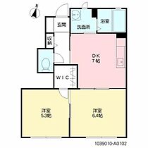 シャーメゾン四箇 A0102 ｜ 福岡県福岡市早良区四箇３丁目2-30（賃貸アパート2DK・1階・44.37㎡） その2