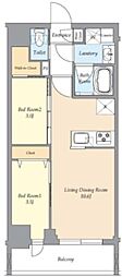 リテラス菊川 3LDKの間取図画像
