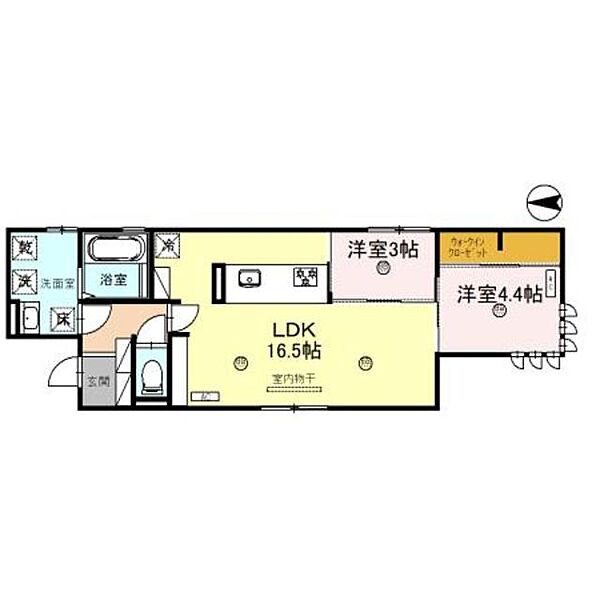 和歌山県和歌山市神前(賃貸アパート2LDK・1階・57.00㎡)の写真 その2